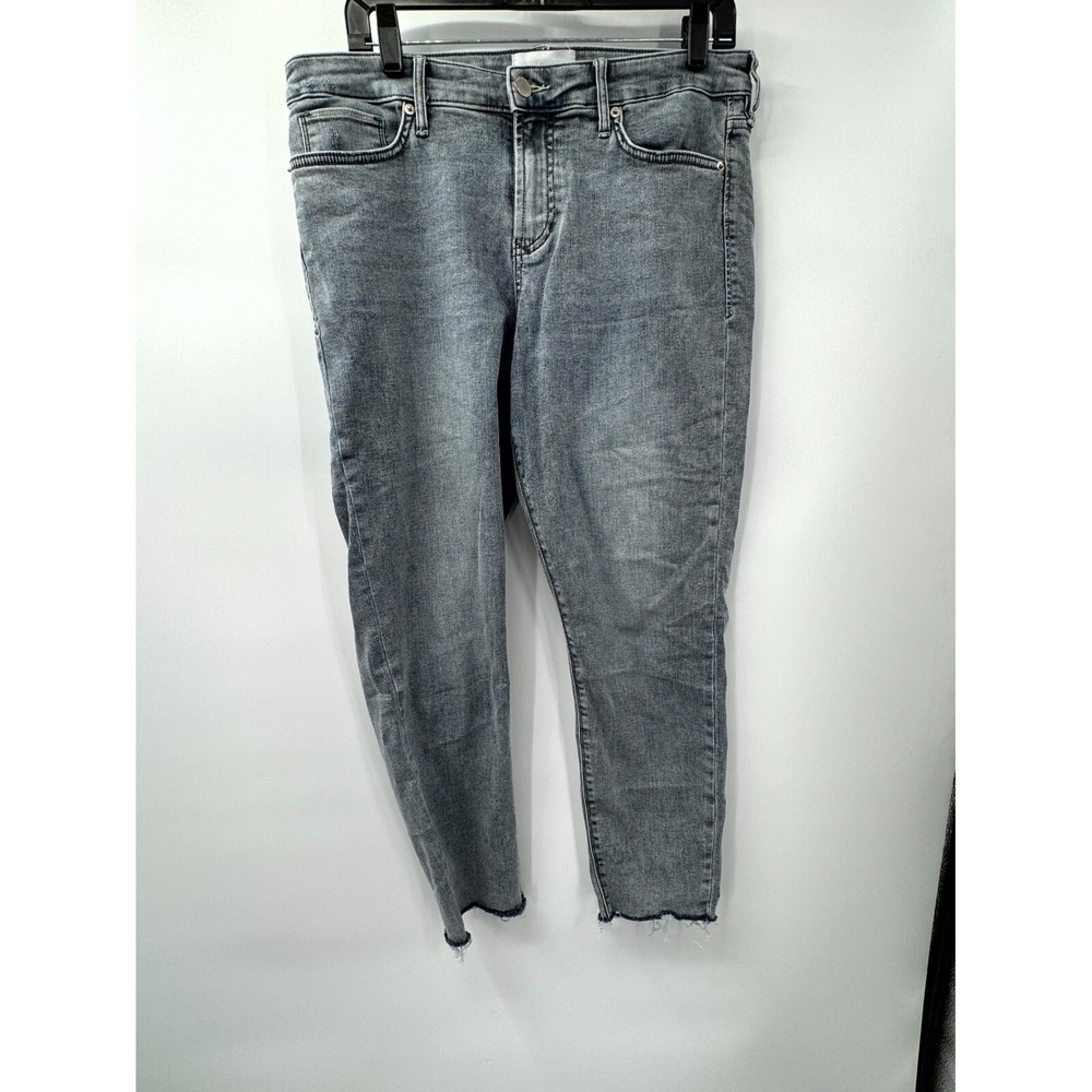 Dear John Gisele Skinny Jeans Women's 31‎ Gray Cotton Denim 5-Pockets High Rise